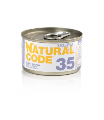 Natural Code Cat 35 Tuna and papaya 85g