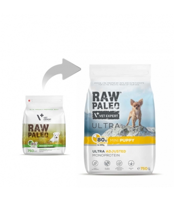 Raw Paleo Ultra Puppy Mini Turkey 750g