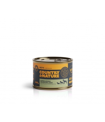 Country & Nature Indyk z brokułem 410g