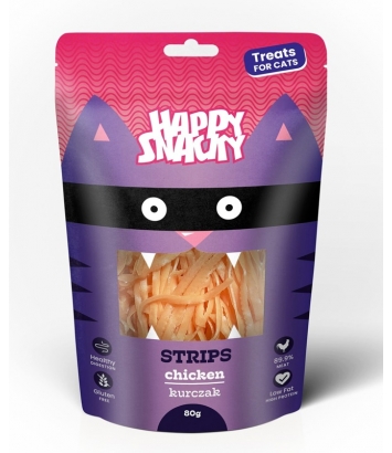 Happy Snacky Mini paski z kurczaka 80g