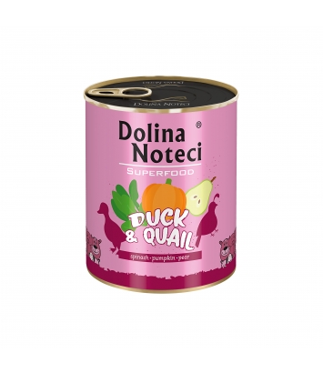 Dolina Noteci Superfood Kaczka i przepiórka 800g