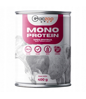 Gaczoo Mono Protein Wołowina 400g