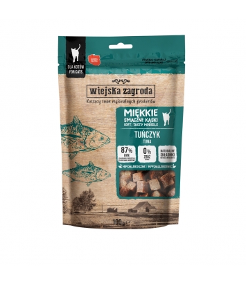 Wiejska Zagroda Miękkie kąski tuńczyk 100g