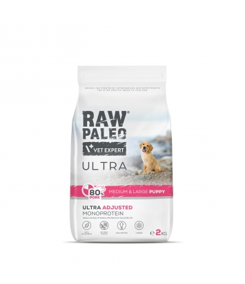 Raw Paleo Ultra Medium & Large Puppy Pork 10kg