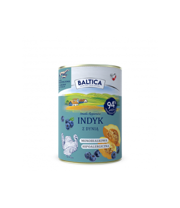 Baltica Smaki Regionów Indyk z dynią 400g