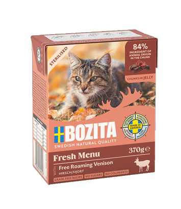 Bozita Sterilised kawałki mięsa w galaretce z dziczyzną 370g