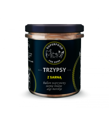 Trzypsy z sarną 300g