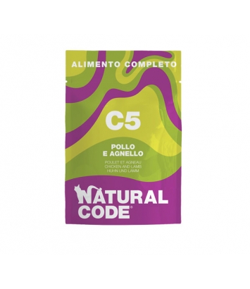 Natural Code Cat C5 Kurczak i jagnięcina 70g