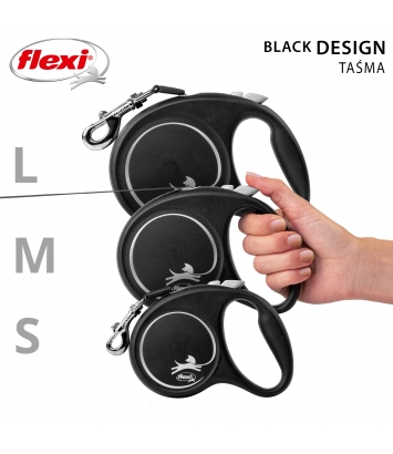 Flexi Black Design S 5m taśma