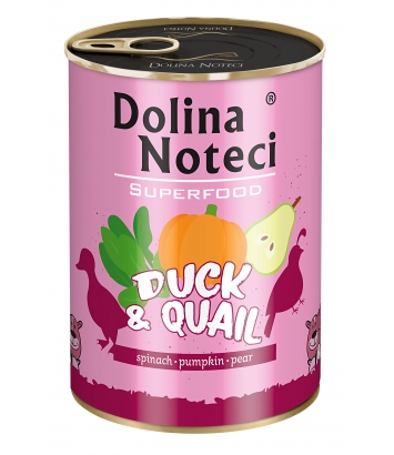 Dolina Noteci Superfood Kaczka i przepiórka 400g