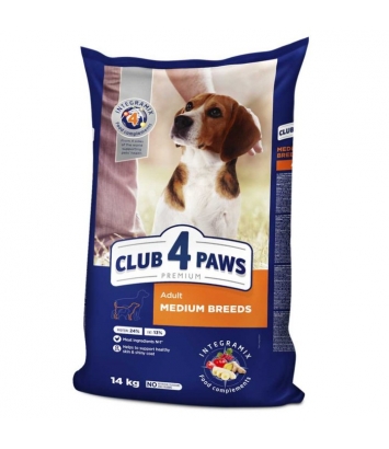 Club 4 Paws Adult Medium Breeds 14kg