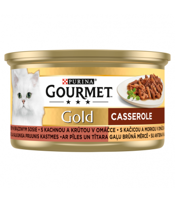 Gourmet Gold 85g z kaczką i indykiem w sosie