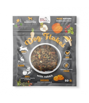 Syta Micha Dog flakes with rabbit 50g