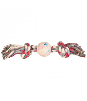 Sznur bawełniany z piłką - 36cm