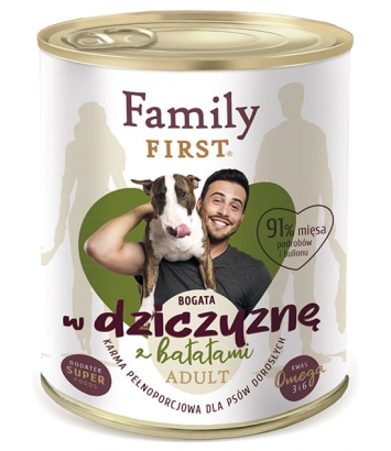 Family First Bogata w dziczyznę 800g