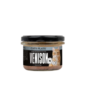 Cats Plate Venison 180g