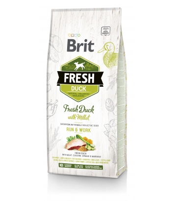 Brit Fresh Duck & Millet Run & Work 12kg