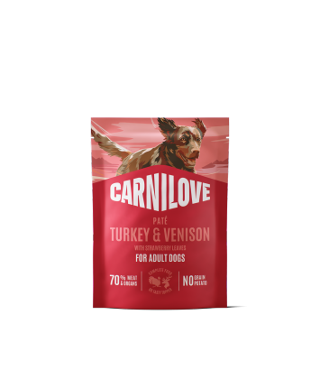 Carnilove Dog saszetka 300 g Indyk, dziczyzna