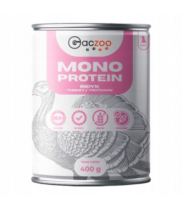 Gaczoo Mono Protein Puppy Indyk 400g