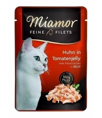 Miamor Filets Kurczak w galaretce pomidorowej 100g