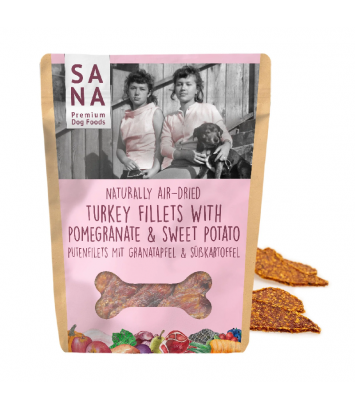 SANADog Turkey Fillets with pomegranate & sweet potato 100g