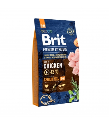 Brit Premium By Nature Senior S+M 8kg