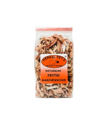 Naturalne frytki marchewkowe 100g