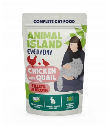 Animal Island Everyday Broth Chicken with Quail 85g