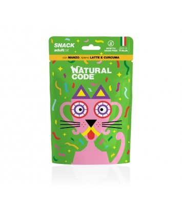 Natural Code Snack Adult Cat with Beef 60g