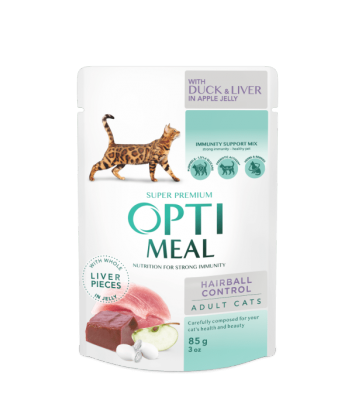 Optimeal Adult Cat Hairball control 85g