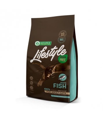 Nature's Protection Lifestyle GF Adult Cat White Fish 1,5kg