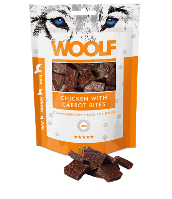 Woolf Chicken with Carrot Bites 100g