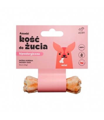 Azanki Kość do żucia Adult hipoalergiczna 10cm