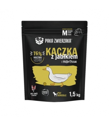 Paka Zwierzaka Kaczka z jabłkiem M 1,5kg