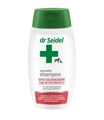 Szampon dr Seidla z chlorheksydyną i ketokonazolem 220ml