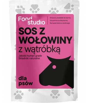 Food Studio Chefs Sos dla psów Wołowina 100ml