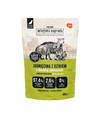 Wiejska Zagroda Jagnięcina z dzikiem 500g
