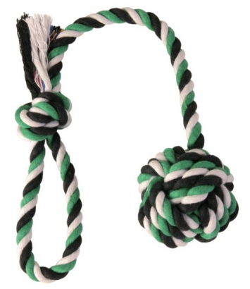 Sznur bawełniany - z piłką - 30cm