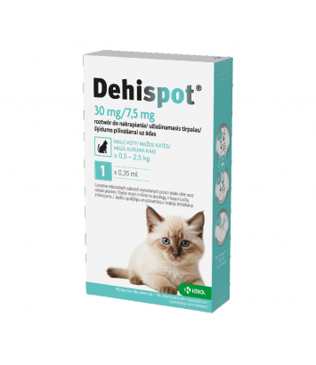 Dehispot 30mg (krople dla kotów od 0,5kg do 2,5kg)