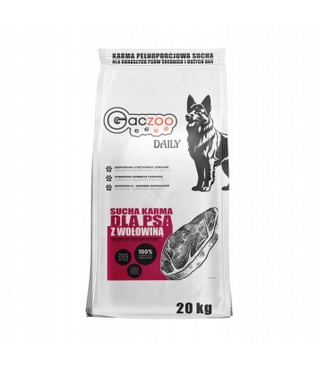 Gaczoo Daily Adult Dog Wołowina 20kg