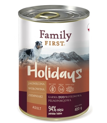 Family First Holidays Jagnięcina i wołowina 400g