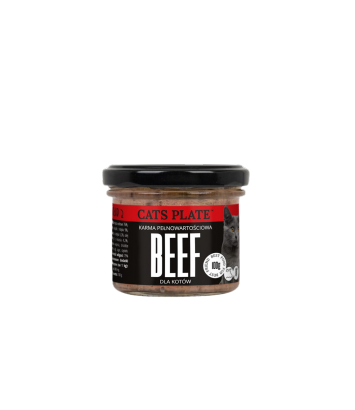 Cats Plate Beef 100g