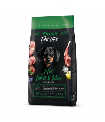 Fitmin For Life Lamb & Rice Mini 12kg