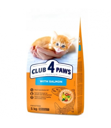 Club 4 Paws Kitten Salmon 5kg