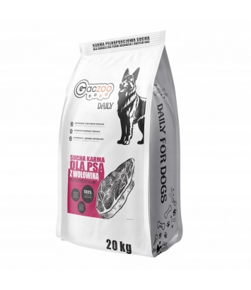 Gaczoo Daily Adult Dog Wołowina 20kg