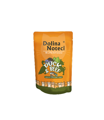 Dolina Noteci Superfood kaczka, wołowina saszetka 85g