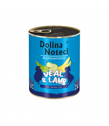 Dolina Noteci Superfood Cielęcina i Jagnięcina 800g