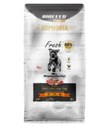 Euphoria Fresh Adult XL Wieprzowina i geś 12kg