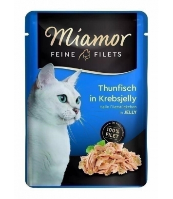 Miamor Filets Tuńczyk w galaretce z kraba 100g