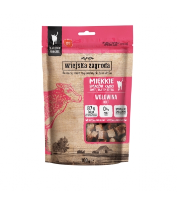 Wiejska Zagroda Miękkie kąski wołowina 100g